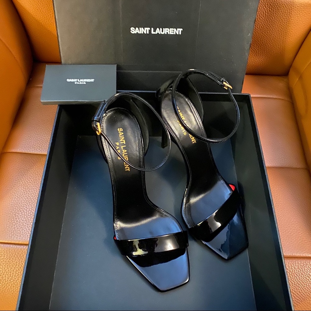 NIB Saint Laurent Amber Heels
